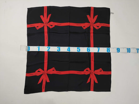 CHANEL ribbon scarf scarf