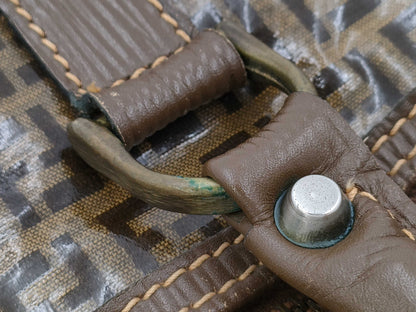FENDI Mamma Fendi Zucchino Mini Boston Bag