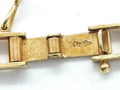 6-sided single 18K gold Kihei necklace, 50.8g 