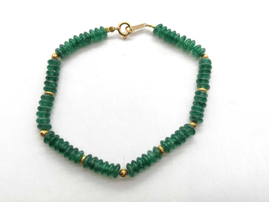 Emerald K18/METAL 6.2g Bracelet/Bangle 