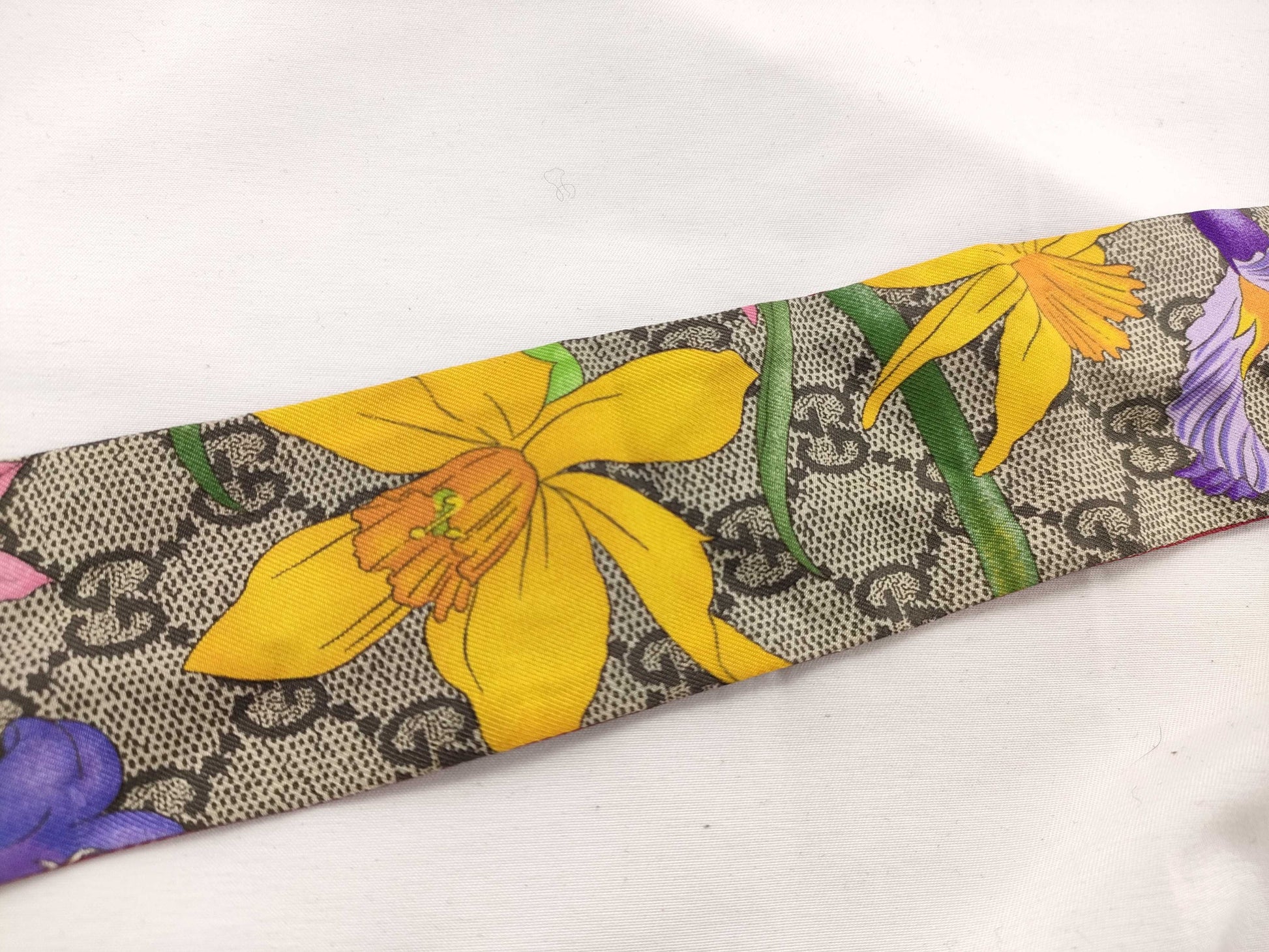 GUCCI GG GG/Floral scarf