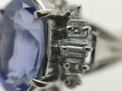 S3.02ct D0.35ct PT900 5.0g Ring 