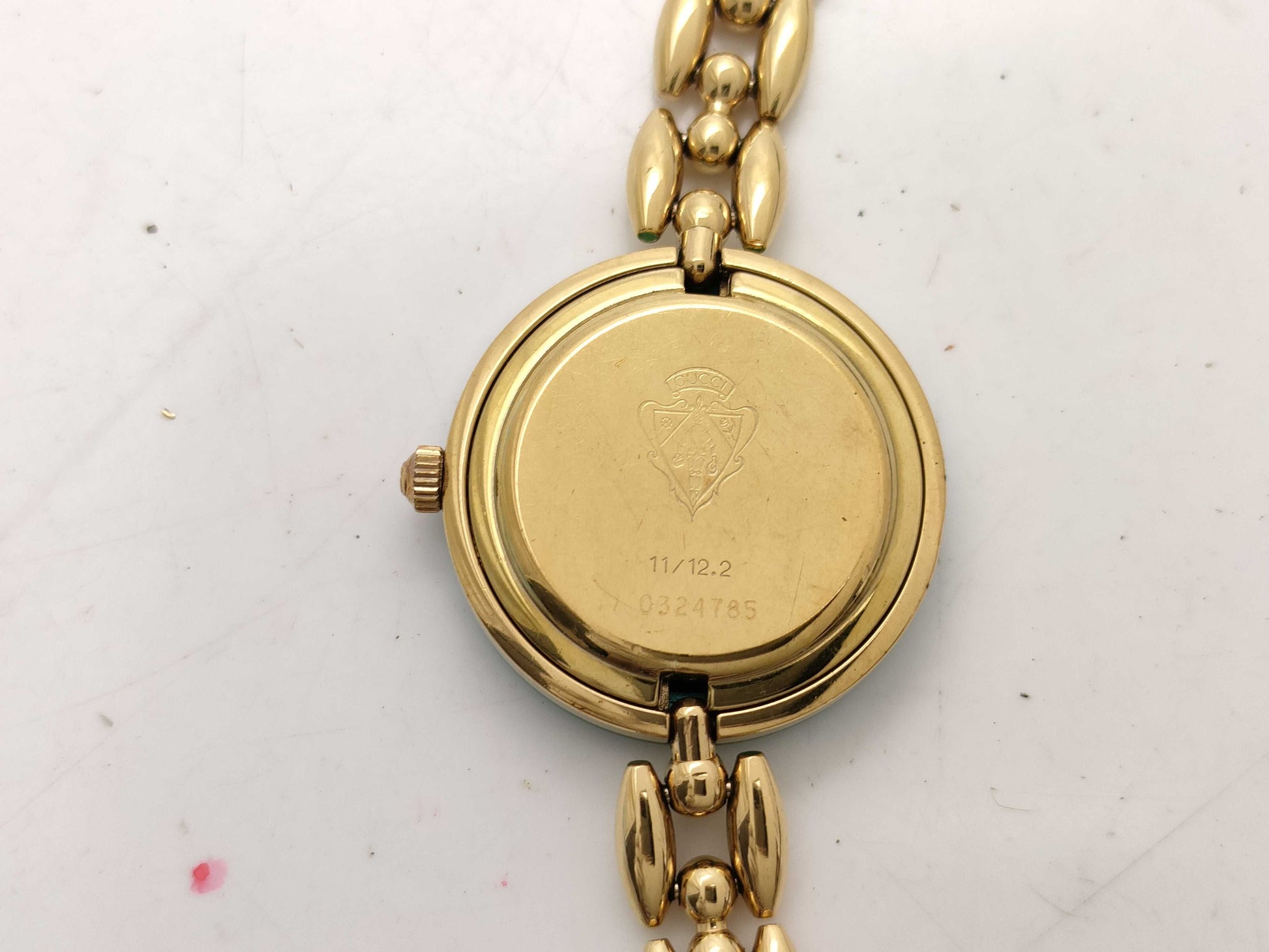 GUCCI Change Bezel 11/12.2 Women's Watch with Interchangeable Bezel
