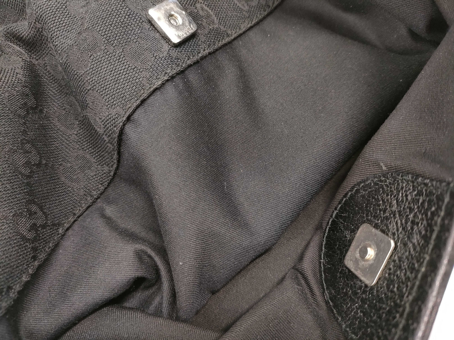PRADA GG canvas shoulder bag tote bag