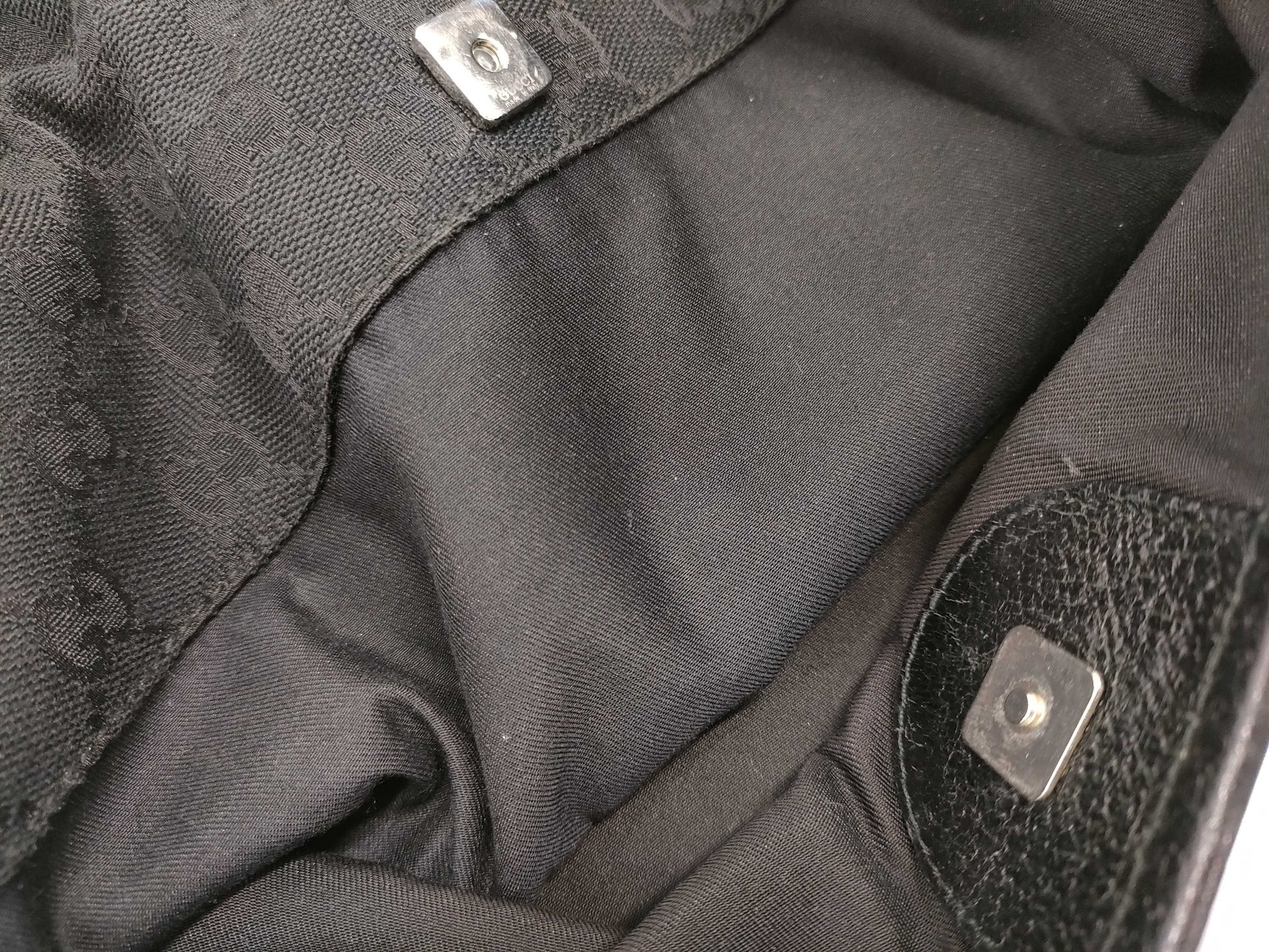 PRADA GG canvas shoulder bag tote bag