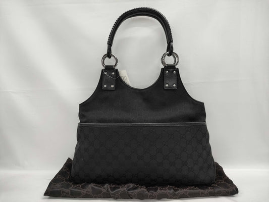 PRADA GG canvas shoulder bag tote bag