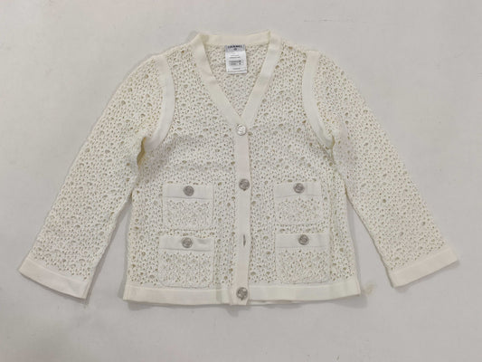 CHANEL P43311K Lace Cardigan Cardigan