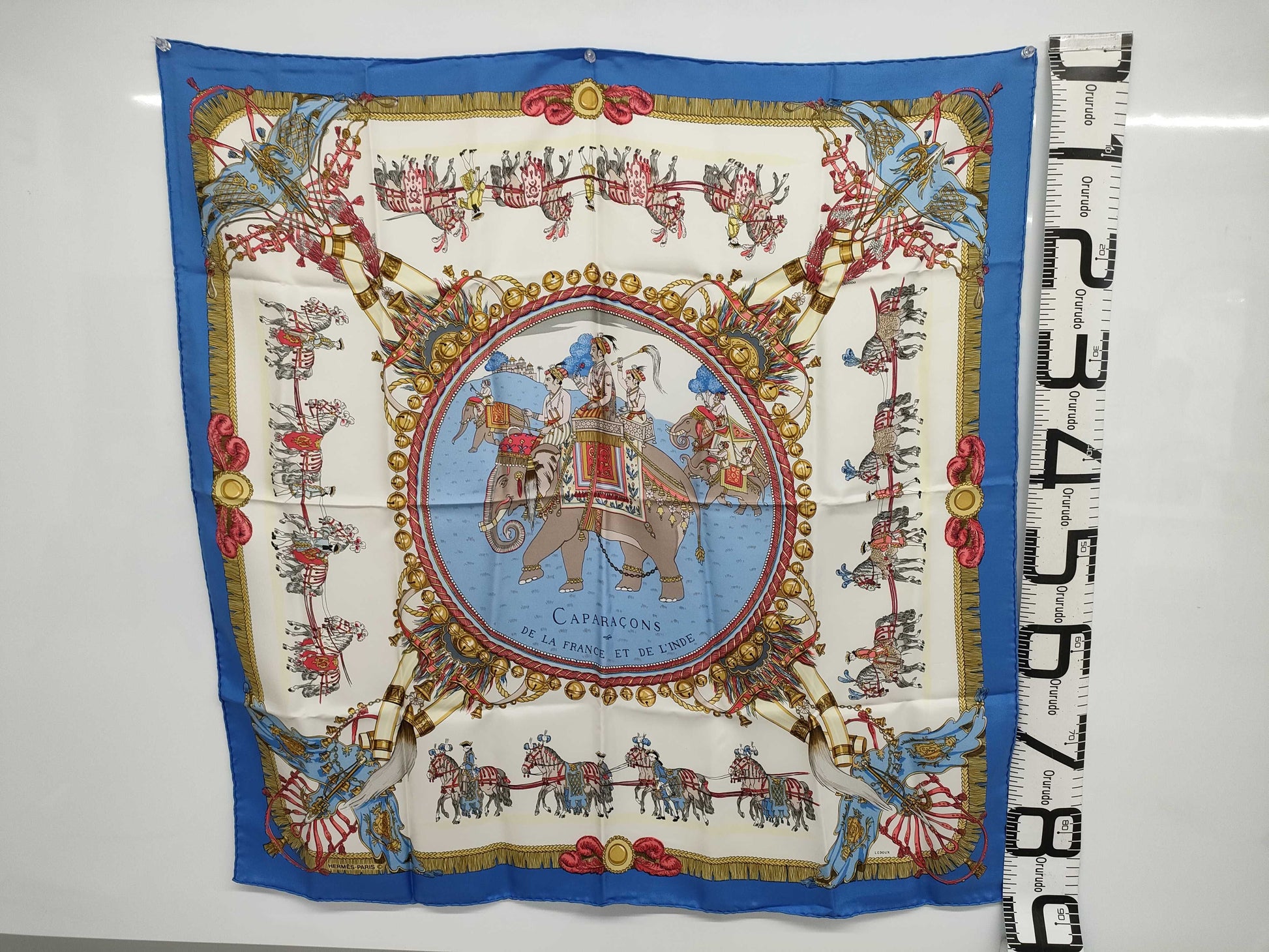 HERMES Carre CAPARACONS scarf