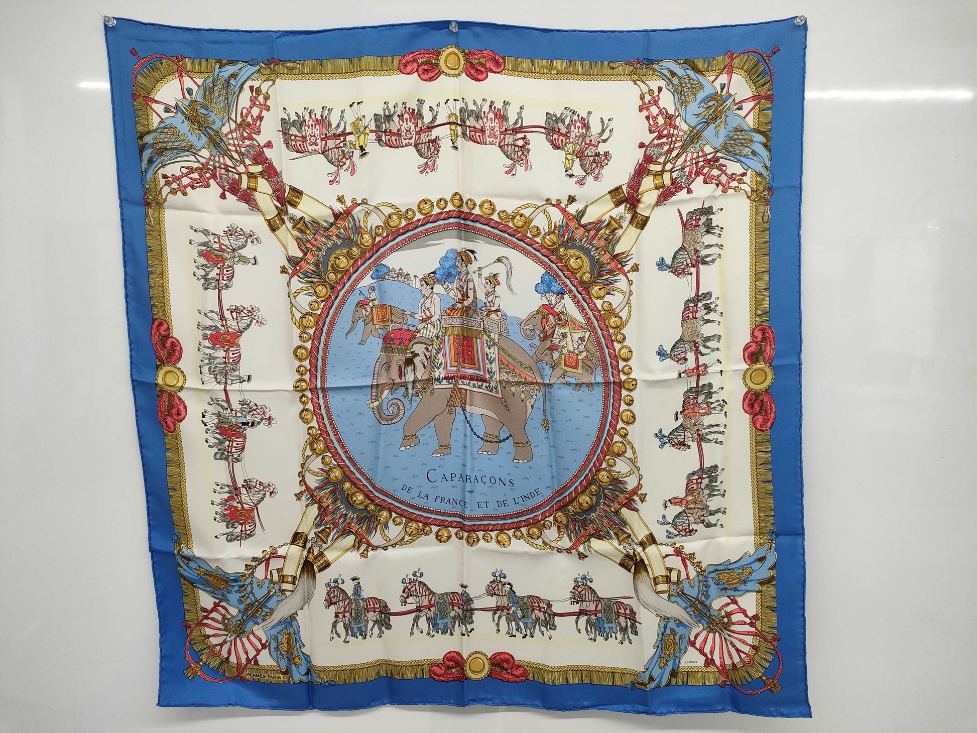 HERMES Carre CAPARACONS scarf