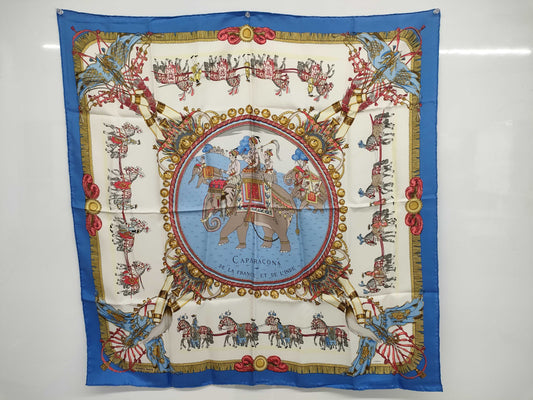 HERMES Carre CAPARACONS scarf