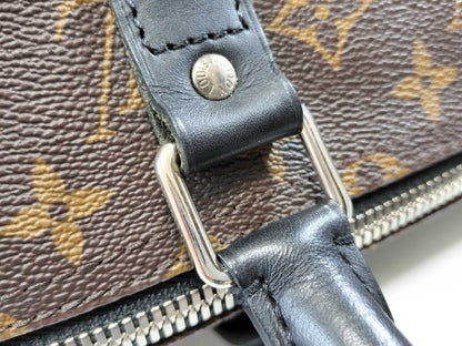 LOUIS VUITTON Monogram Macassar Keepall 55 Bandoli Boston Bag