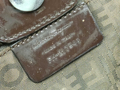 Salvatore Ferragamo vinyl tote bag
