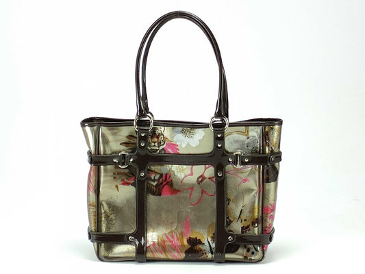 Salvatore Ferragamo vinyl tote bag