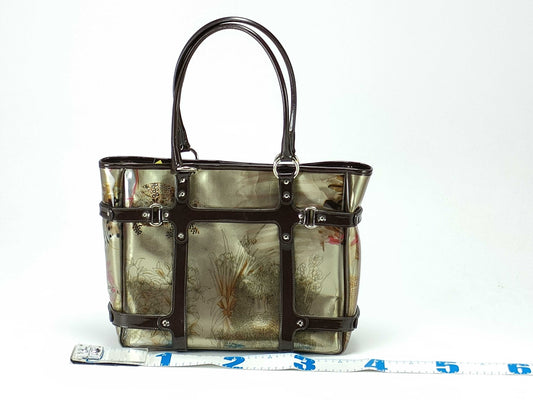 Salvatore Ferragamo vinyl tote bag