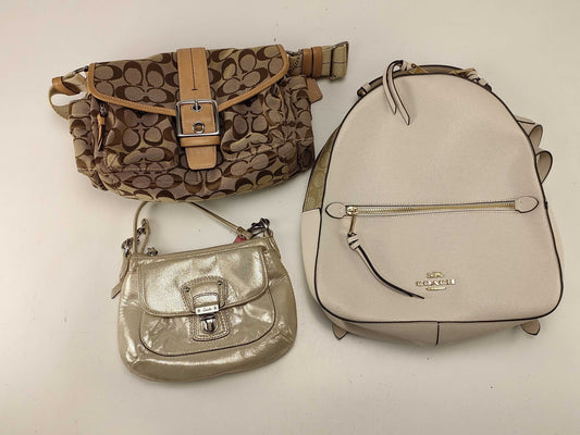 COACH Backpack/Shoulder/Hand 3-Piece Backpack