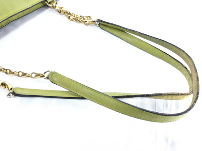 CELINE Leather Chain Handbag Handbag