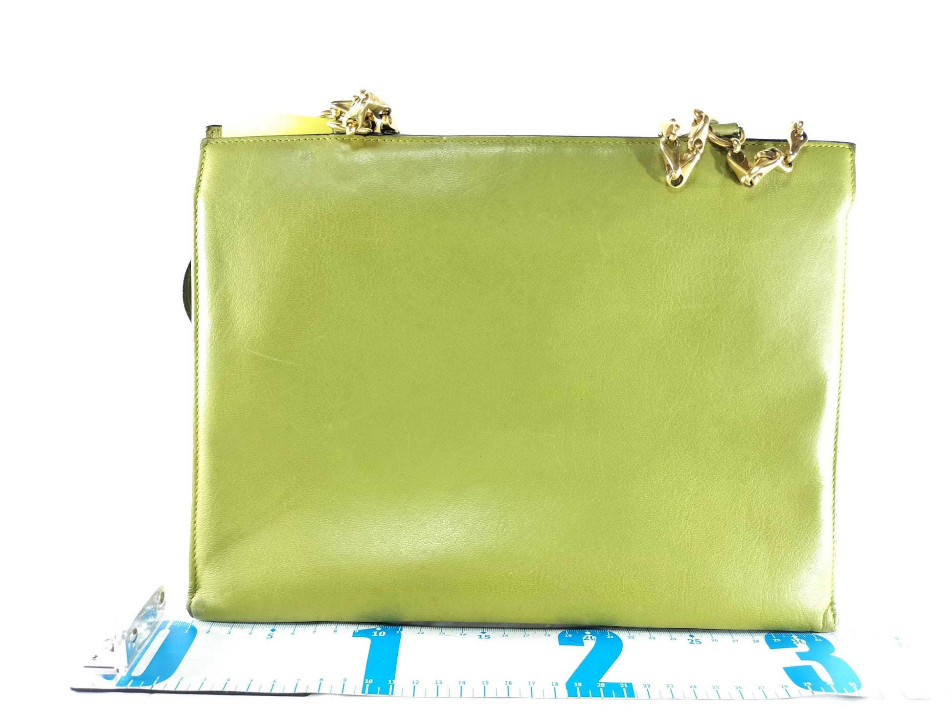CELINE Leather Chain Handbag Handbag