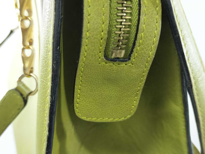CELINE Leather Chain Handbag Handbag