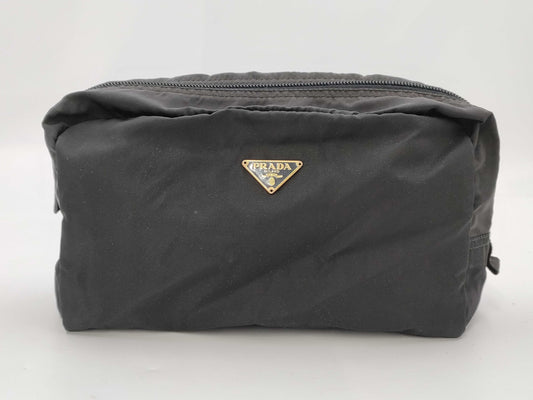 PRADA Nylon Cosmetic Pouch Pouch