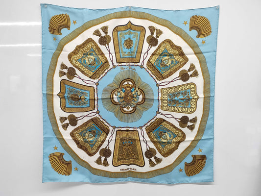 HERMES Poste et Cavalerie Sabre-decorated Scarf Bag
