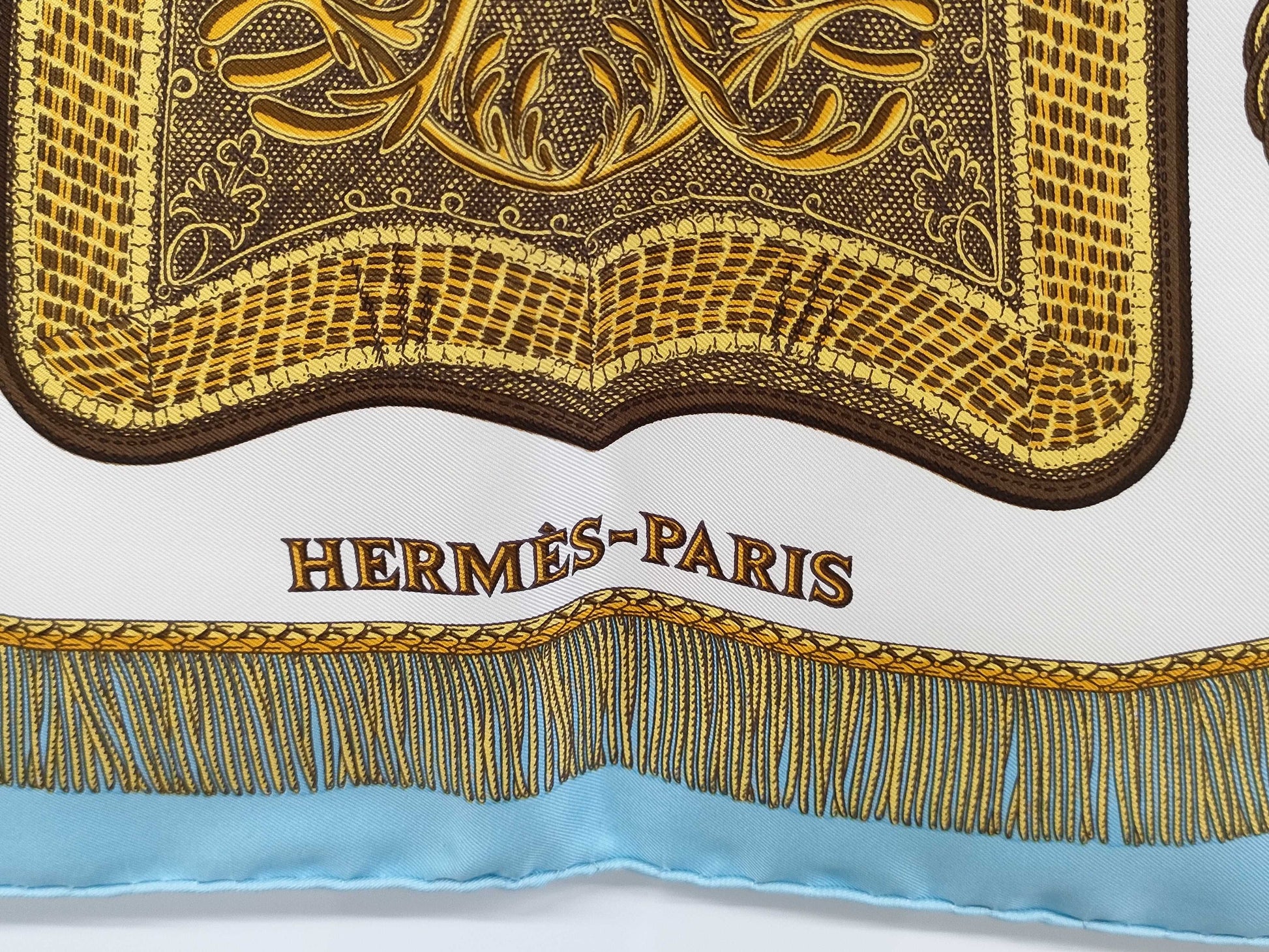 HERMES Poste et Cavalerie Sabre-decorated Scarf Bag