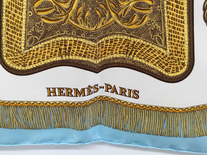 HERMES Poste et Cavalerie Sabre-decorated Scarf Bag