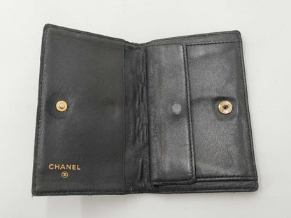 CHANEL Bicolor Wallet Coin Case