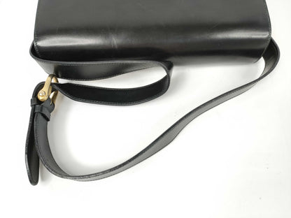 CELINE Leather Shoulder Bag with Triomphe Hardware