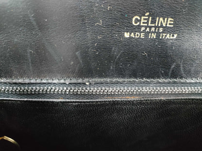 CELINE Leather Shoulder Bag with Triomphe Hardware