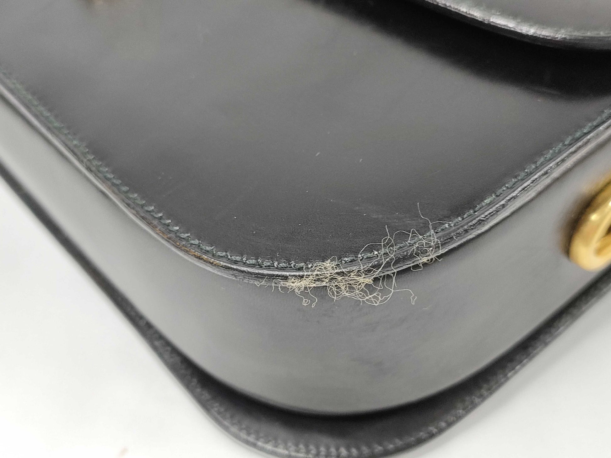 CELINE Leather Shoulder Bag with Triomphe Hardware