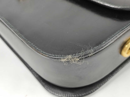 CELINE Leather Shoulder Bag with Triomphe Hardware