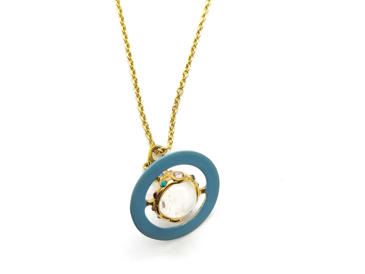  Vivienne Westwood Vivienne Westwood / Orb / Gold Necklace / Multicolor Stone Necklace