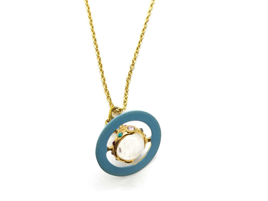 Vivienne Westwood Vivienne Westwood / Orb / Gold Necklace / Multicolor Stone Necklace