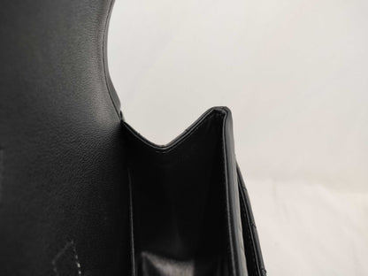 CHANEL So Black Chevron 2.55 Double Flap Shoulder Bag