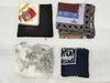 Dior, Fendi, Ferragamo, Celine scarf set of 4