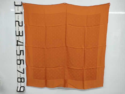 LOUIS VUITTON Monogram Scarf Orange Scarf