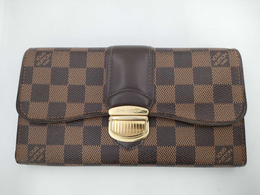 LOUIS VUITTON Damier Portefeuille Sistina Wallet