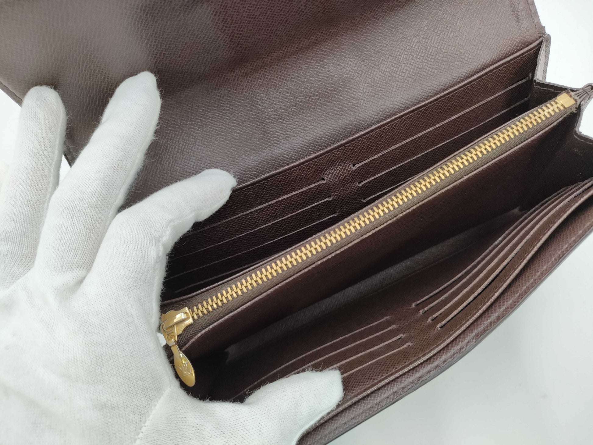 LOUIS VUITTON Damier Portefeuille Sistina Wallet