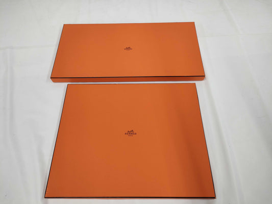 HERMES empty boxes/dust bags/paper bags etc. L-tiered collection. Brand empty boxes collection. Brand empty boxes collection. 