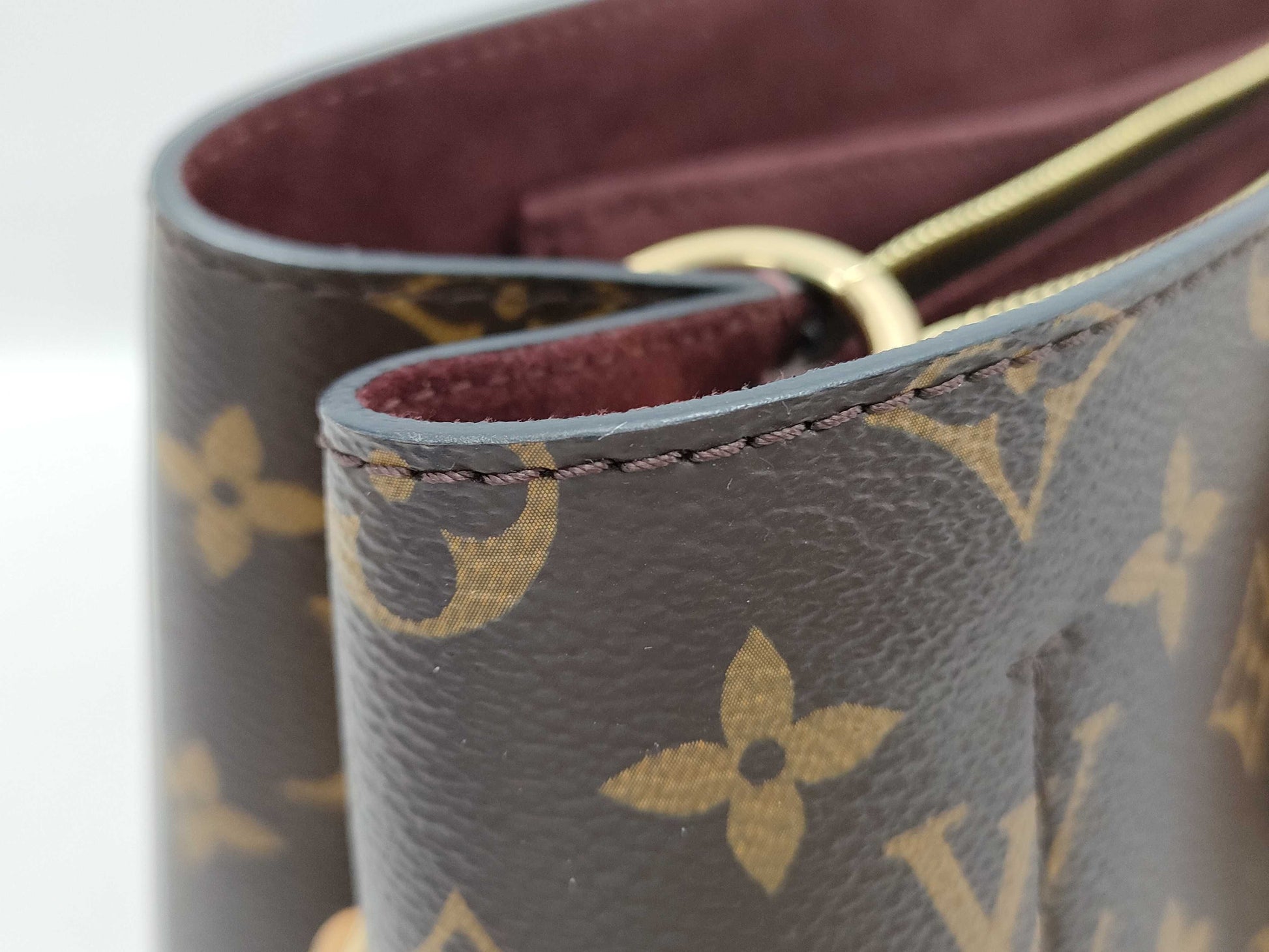 LOUIS VUITTON Monogram M43551 Flower Tote Handbag with Strap