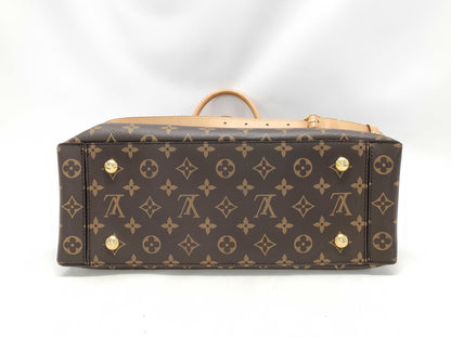 LOUIS VUITTON Monogram M43551 Flower Tote Handbag with Strap