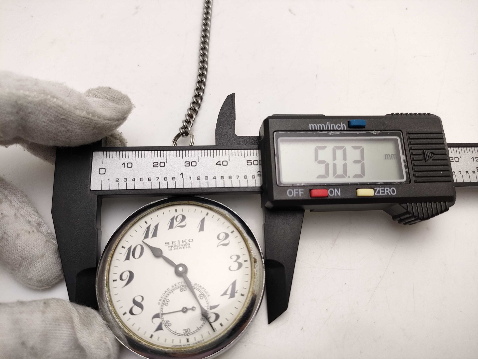 SEIKO precision pocket watch pocket watch