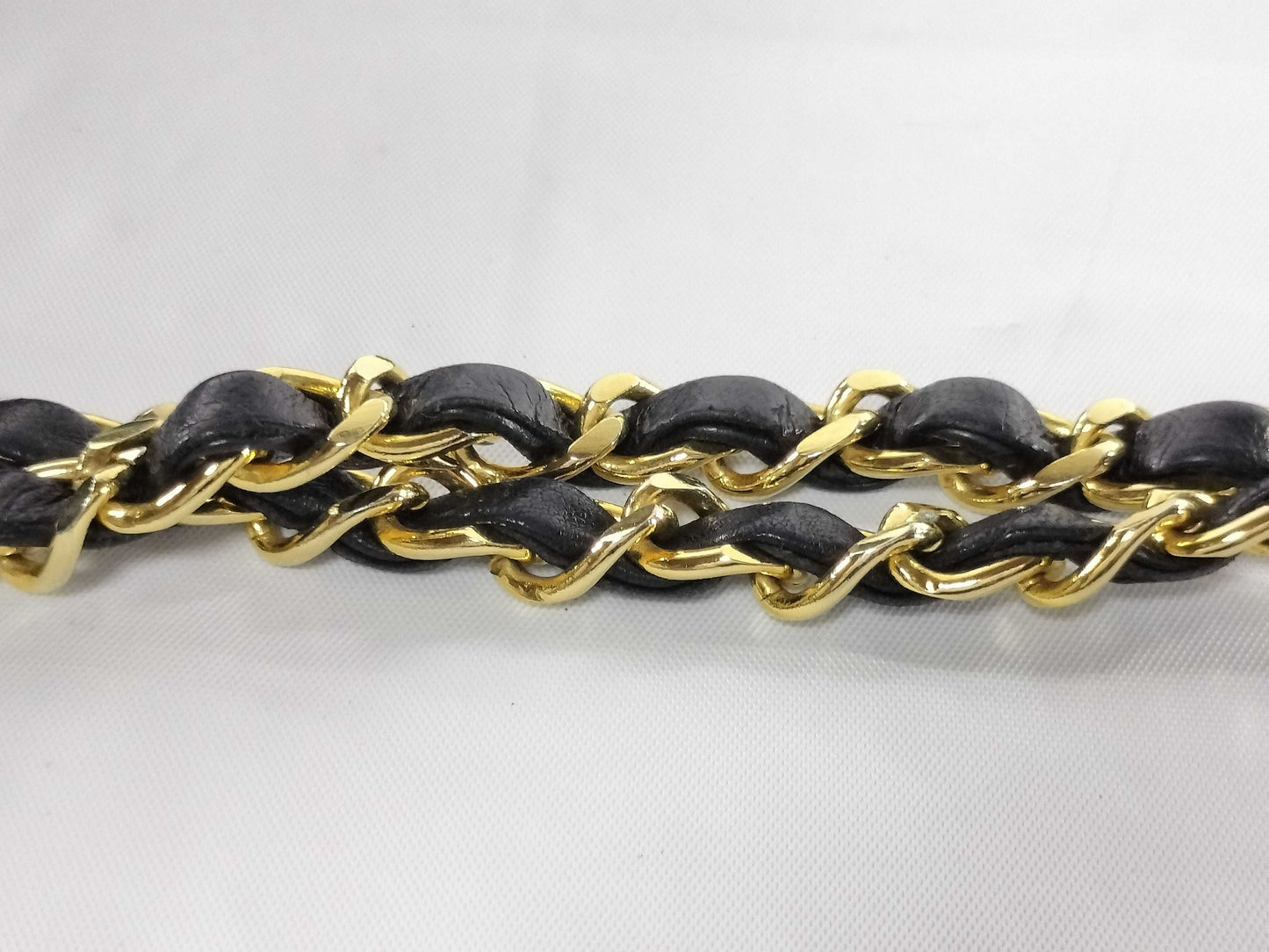 CHANEL Lambskin Double Flap Chain Shoulder Bag