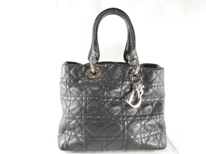Dior Lady Dior Cannage Hand Tote Bag