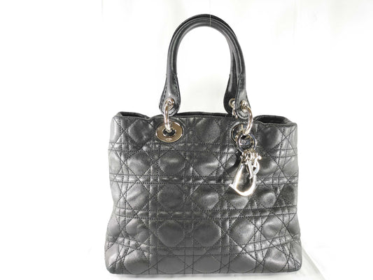 Dior Lady Dior Cannage Hand Tote Bag