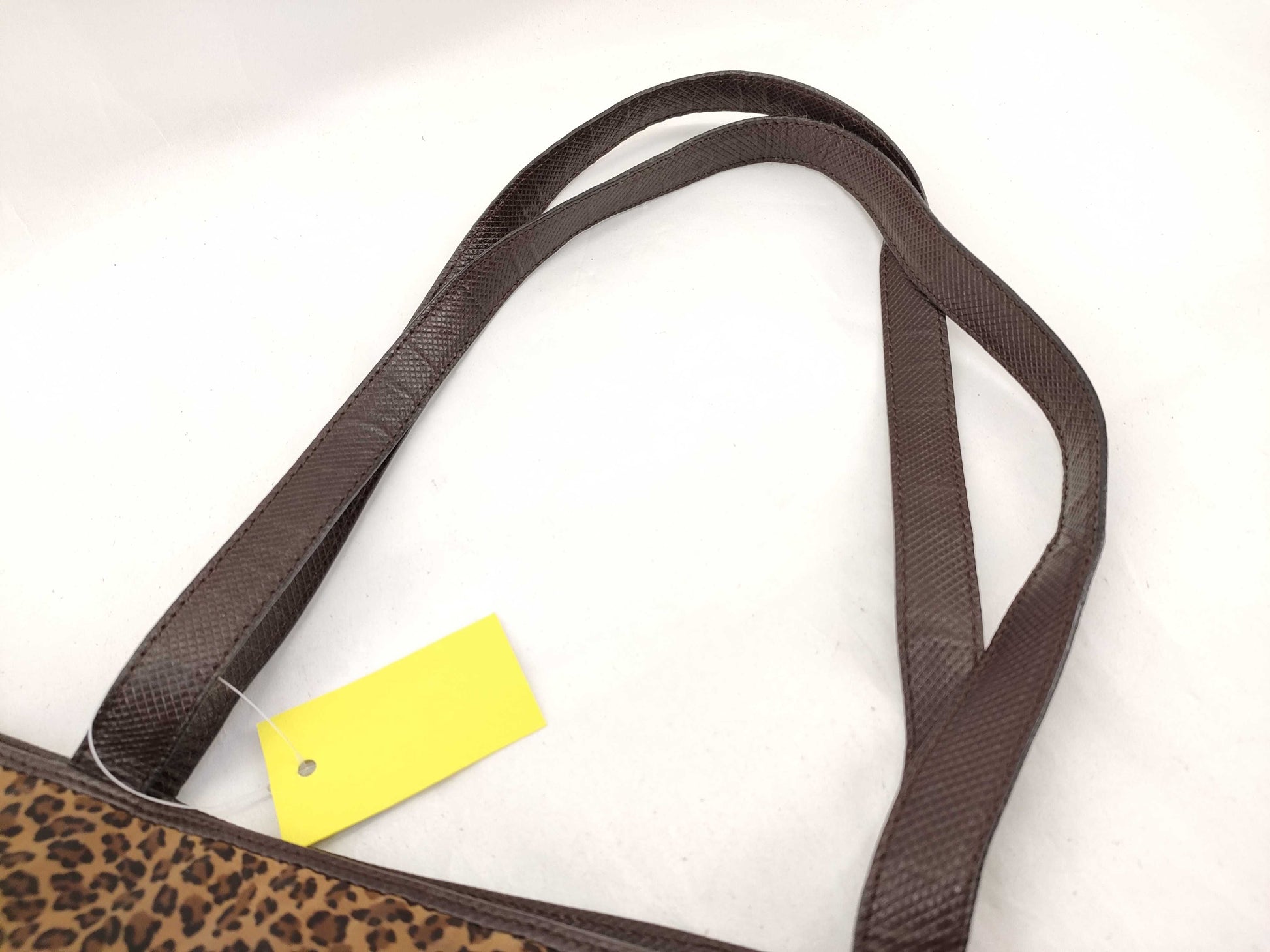 BOTTEGA VENETA Leopard Print Hand Business Bag