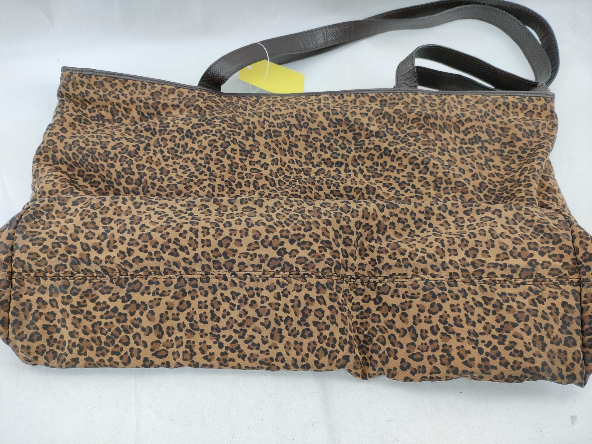 BOTTEGA VENETA Leopard Print Hand Business Bag