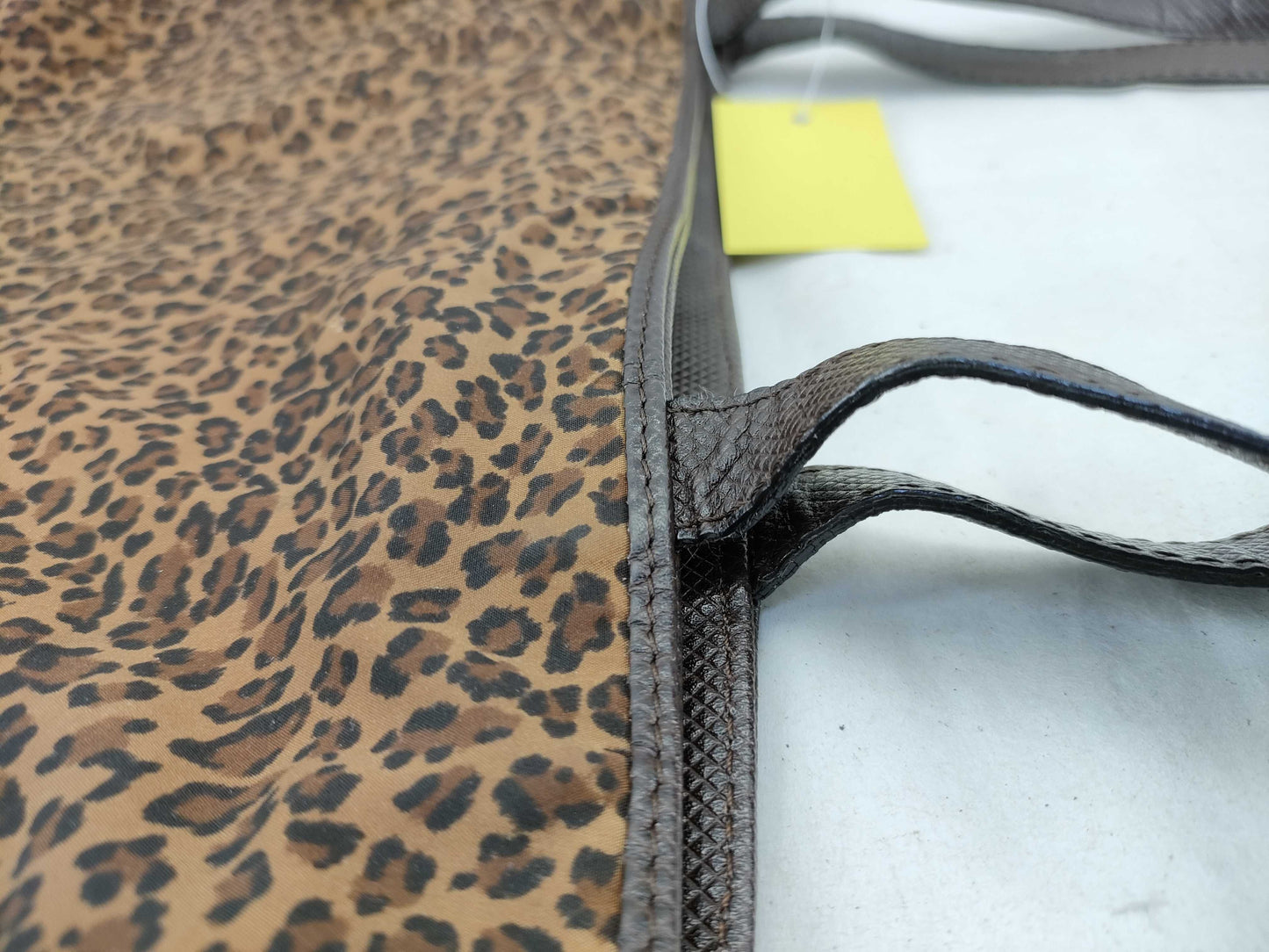 BOTTEGA VENETA Leopard Print Hand Business Bag
