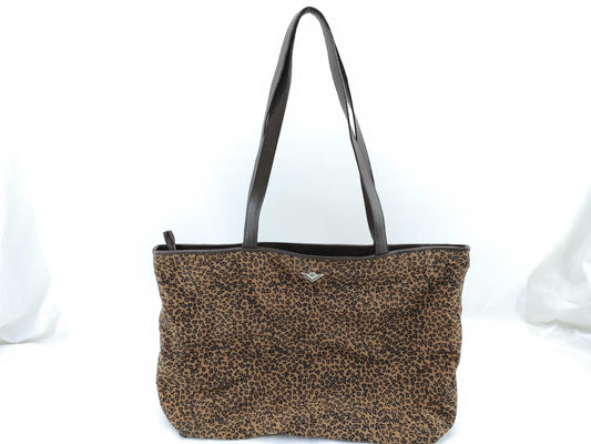 BOTTEGA VENETA Leopard Print Hand Business Bag