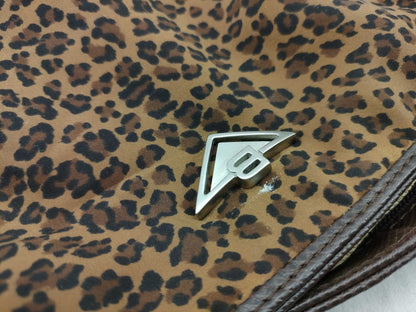BOTTEGA VENETA Leopard Print Hand Business Bag